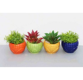 Corn Shape Ceramic Pot Any Color 349(Per/Piece)